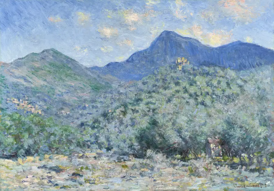 Claude Monet_s Valle Buona, Near Bordighera (1884 apercu