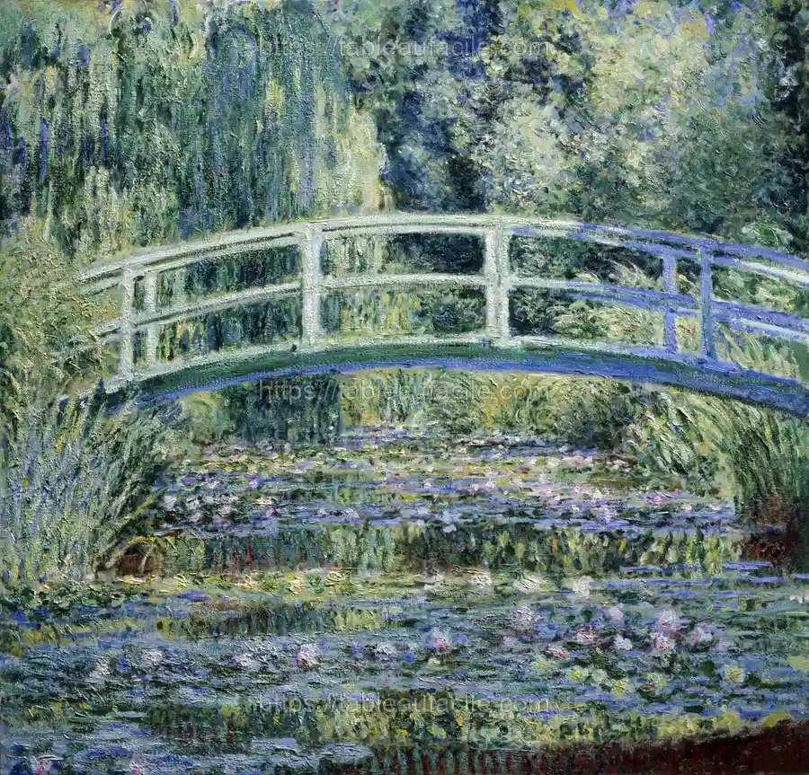 Claude Monet_s Water Lilies and Japanese Bridge (1899) apercu