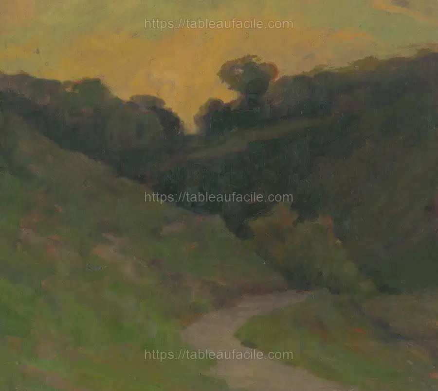 Corner of a park by Lajos Csordák apercu