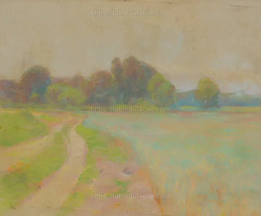 Country road by Lajos Csordák apercu