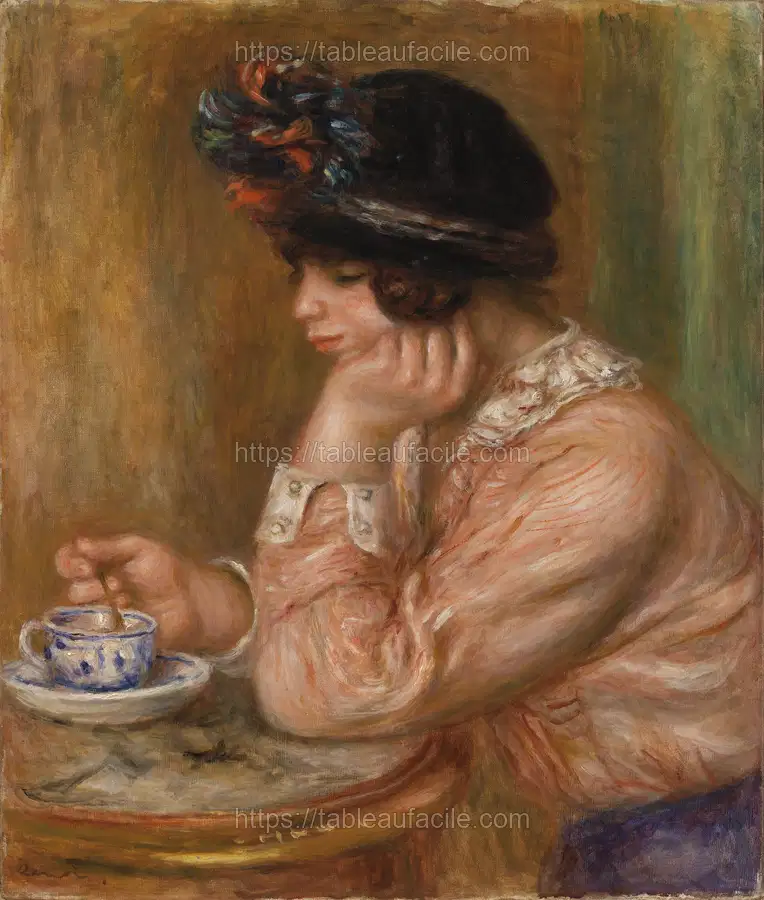 Cup of Chocolate (La Tasse de chocolat) by Pierre Auguste Renoir apercu