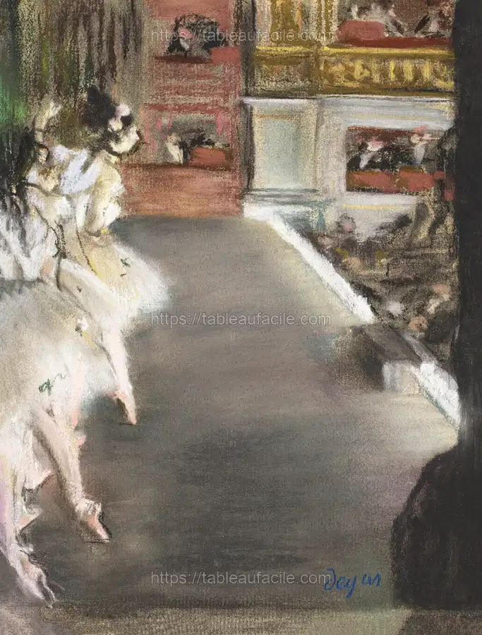 Dancers at the old Opera House (ca. 1877) Edgar Degas apercu