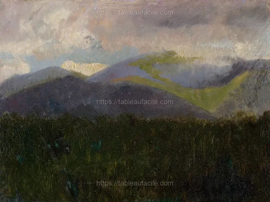 Dawn by László Mednyánszky apercu