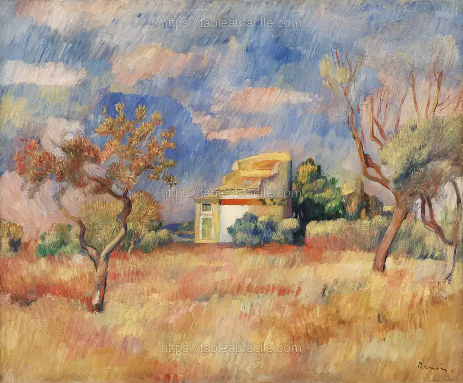 Dovecote at Bellevue (Pigeonnier de Bellevue) (1888–1889) by Pierre-Auguste Renoir apercu