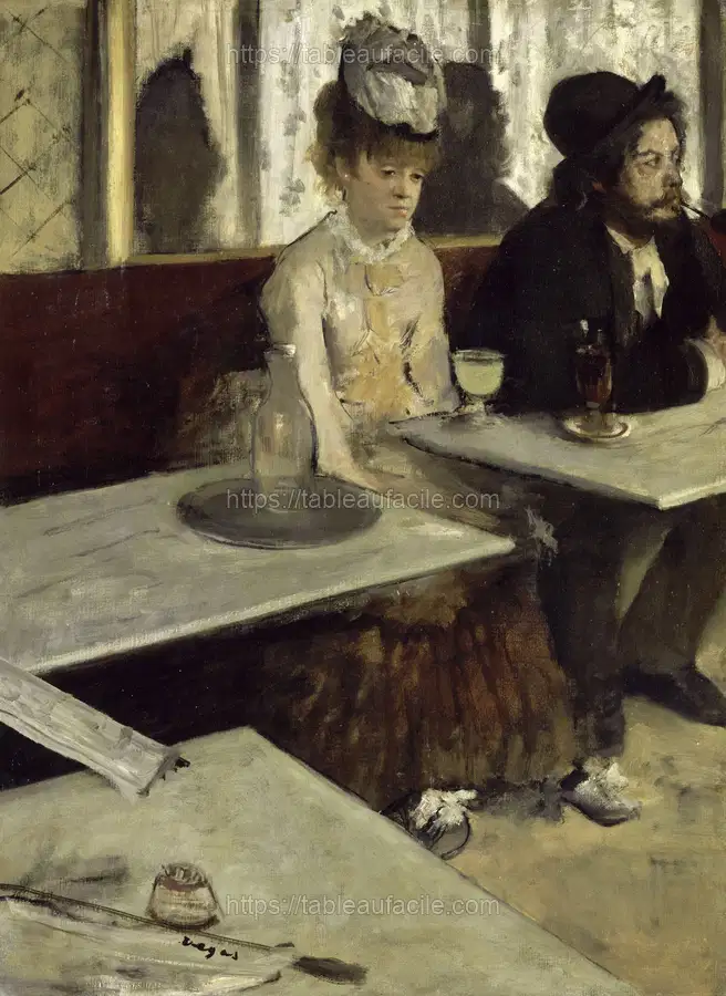 Edgar Degas - In a Café apercu