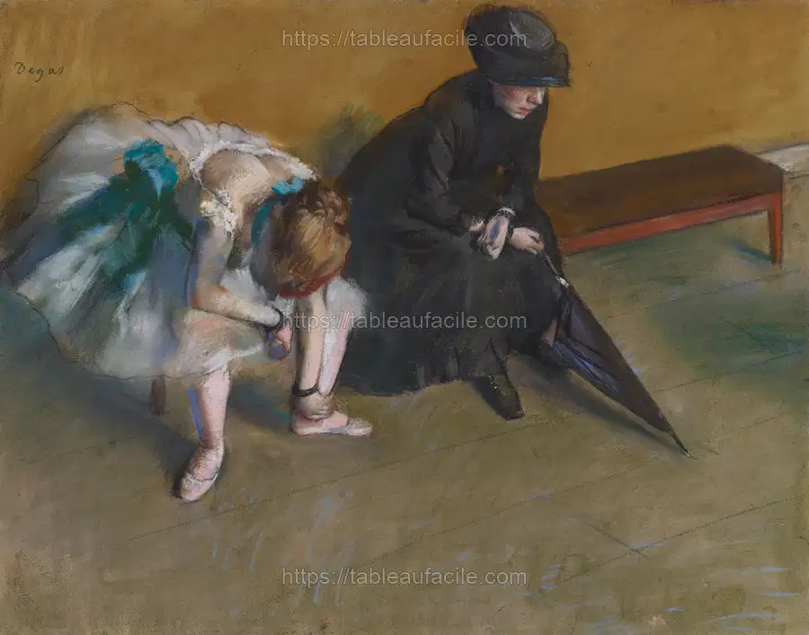 Edgar Degas - Waiting apercu