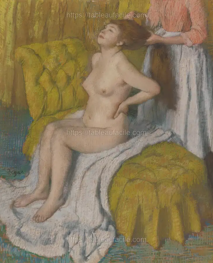 Edgar Degas_s Woman Having Her Hair Combed by Edgar Degas apercu