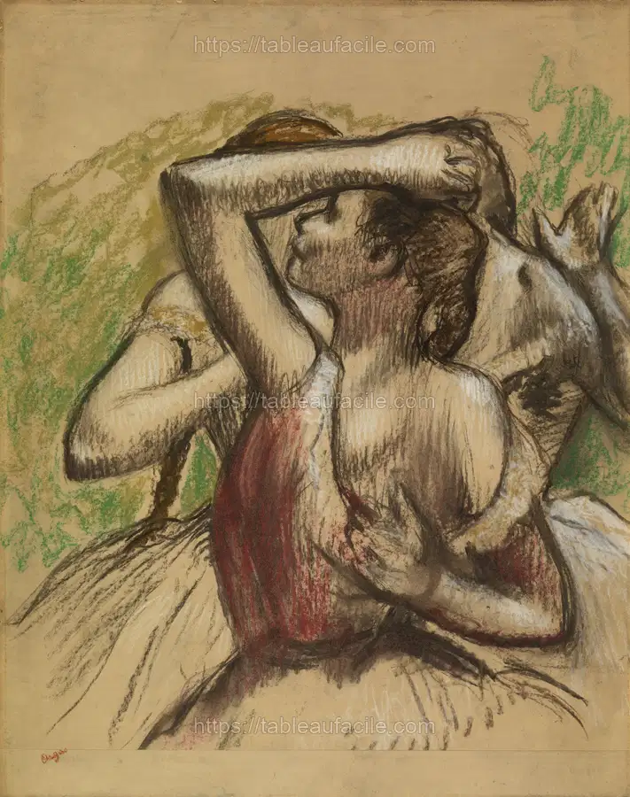 Group of Dancers (Groupe de danseuses) by Edgar Degas 2 apercu