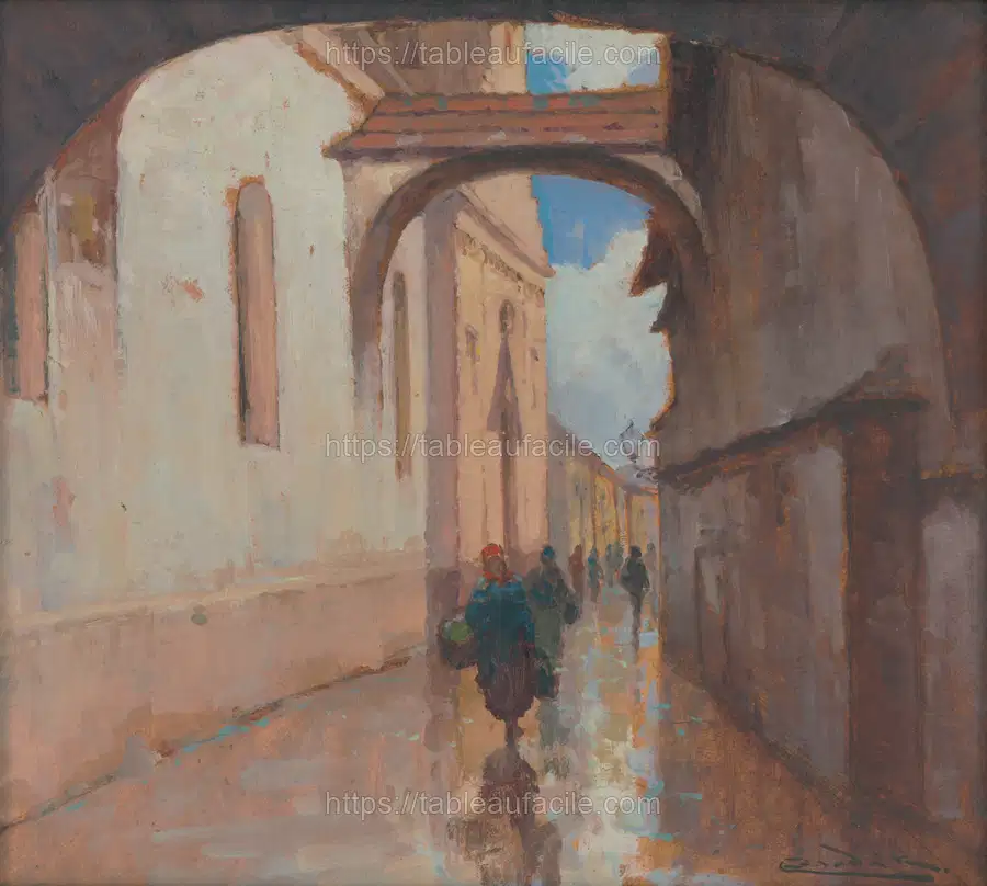 Hrnčiarska street in košice by Lajos Csordák apercu