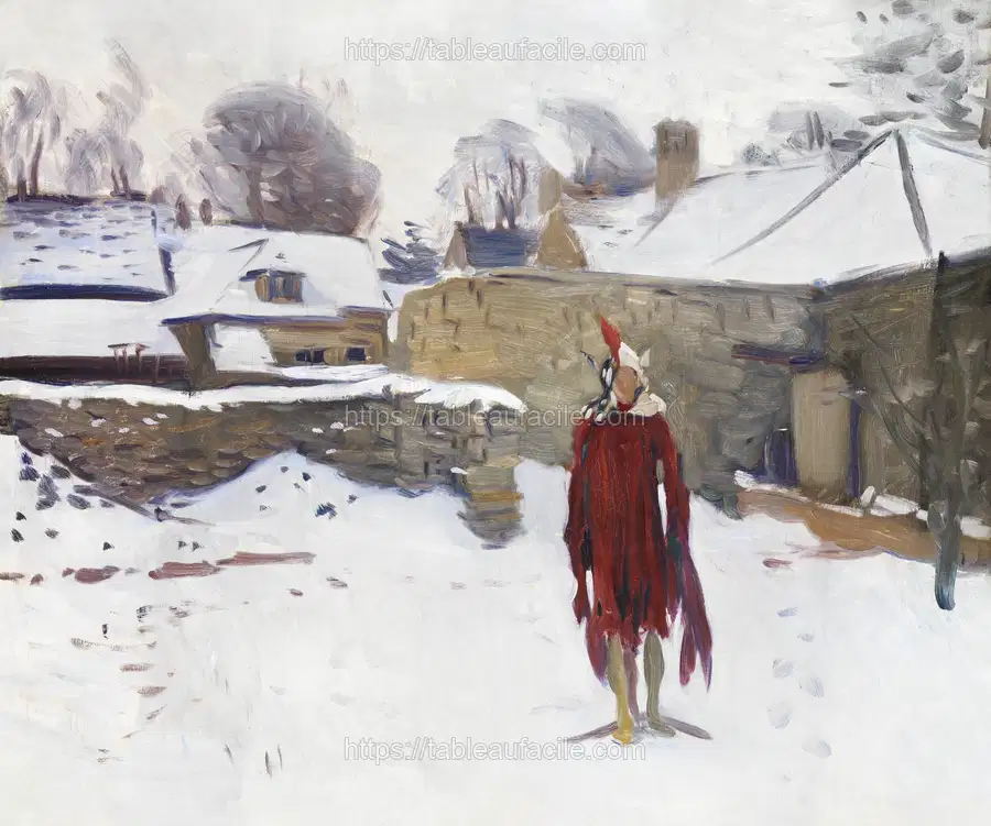 Mannikin in the Snow (ca. 1893–95) by John Singer Sargent apercu
