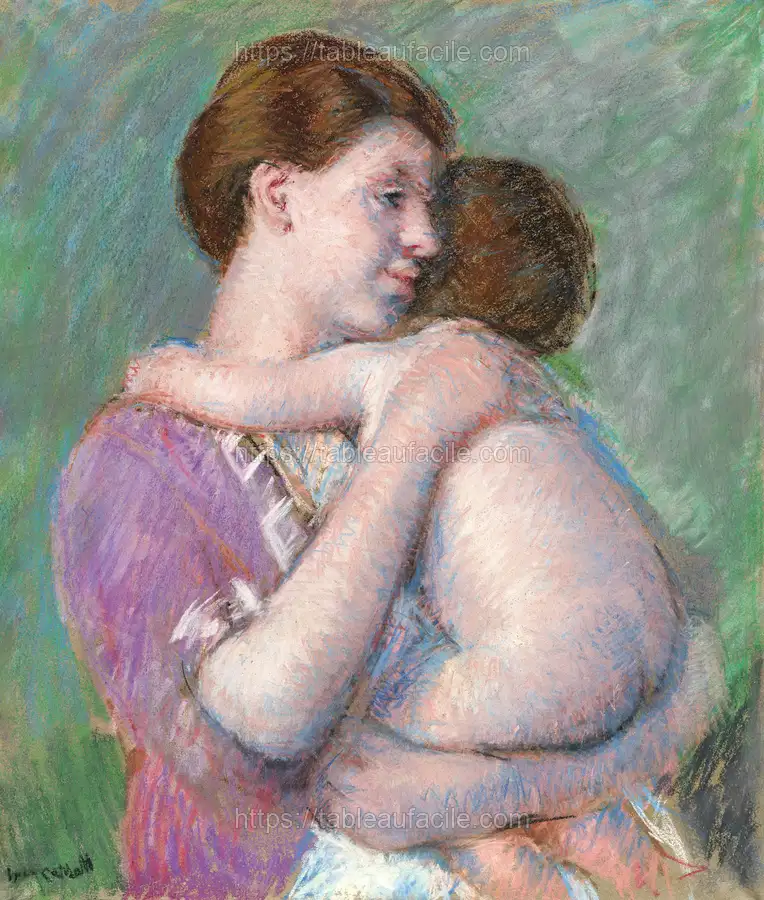 Mother and Child (1914) Mary Cassatt apercu