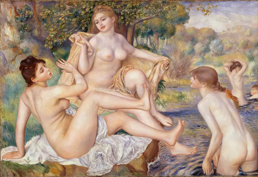 Pierre-Auguste Renoir, French - The Large Bathers apercu