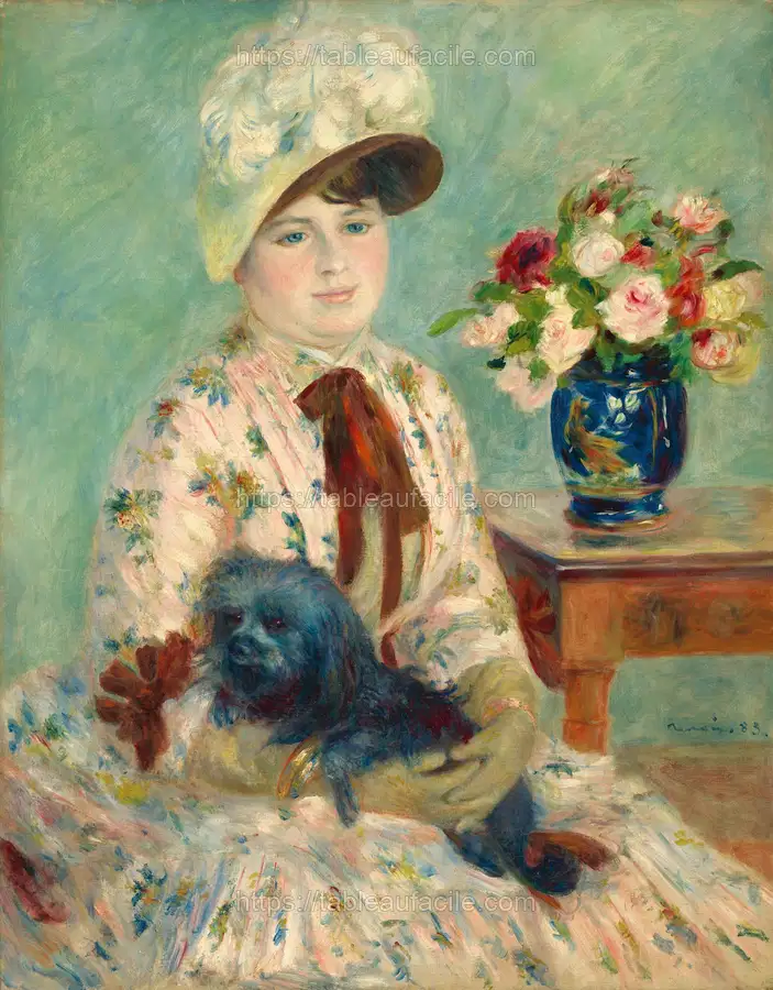 Pierre-Auguste Renoir_s Mlle Charlotte Berthier (1883) apercu