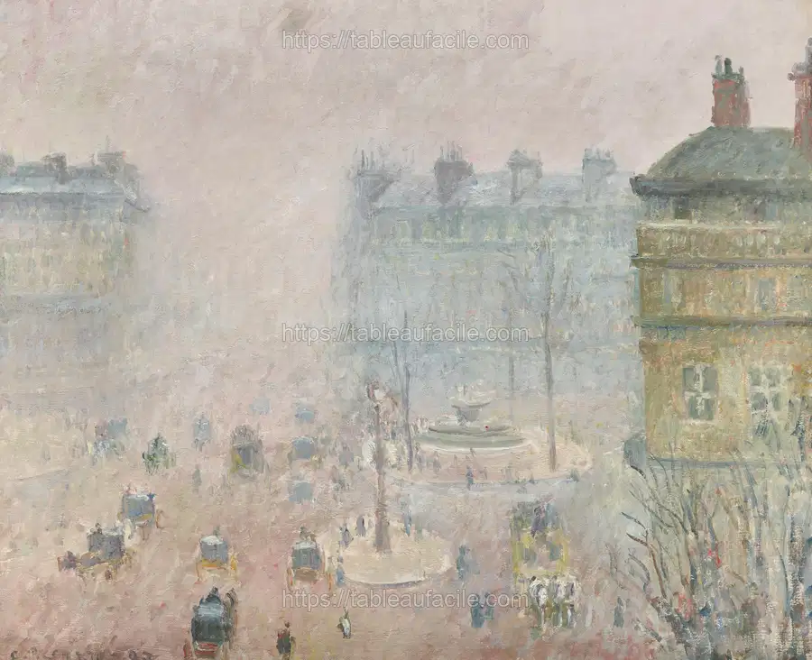 Place du Theatre Francais Fog Effect (1897) apercu