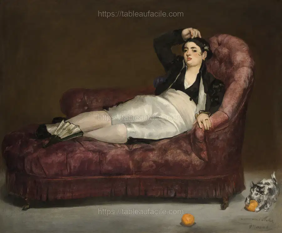 Reclining Young Woman in Spanish Costume (1862–63) Édouard Manet apercu