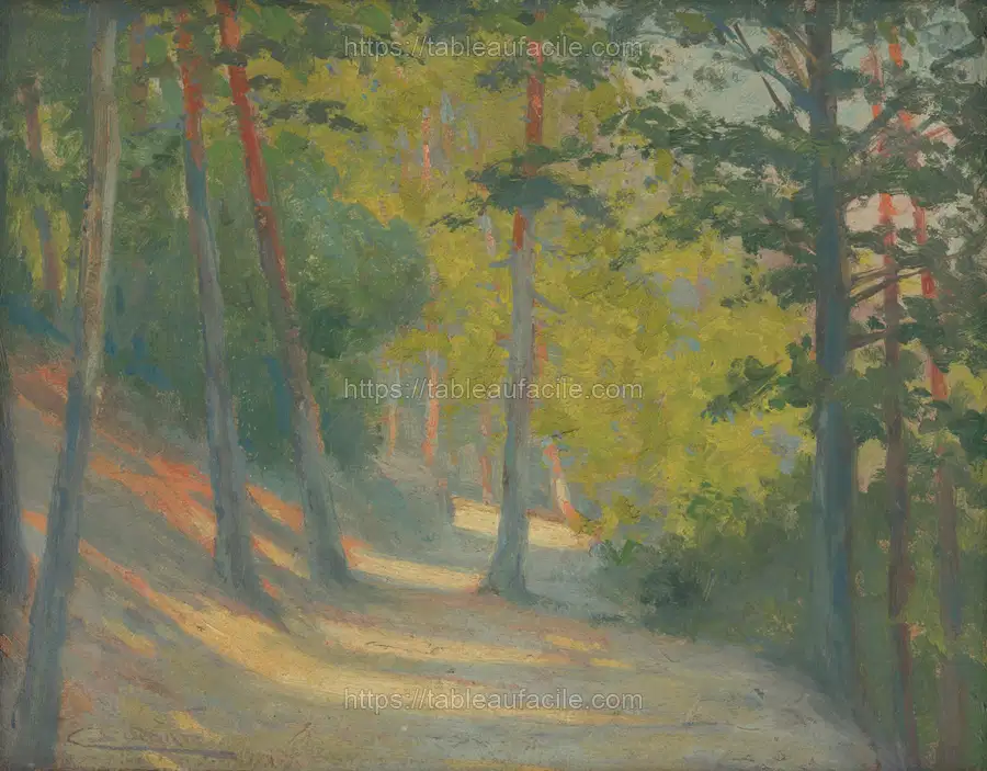 Road to bankov by Lajos Csordák apercu
