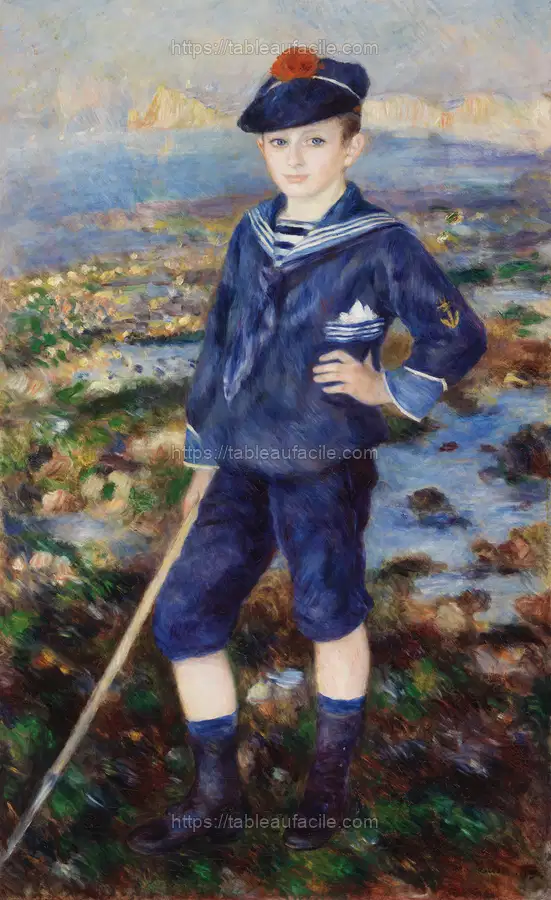 Sailor Boy (Portrait of Robert Nunès) (1883) by Pierre-Auguste Renoir apercu
