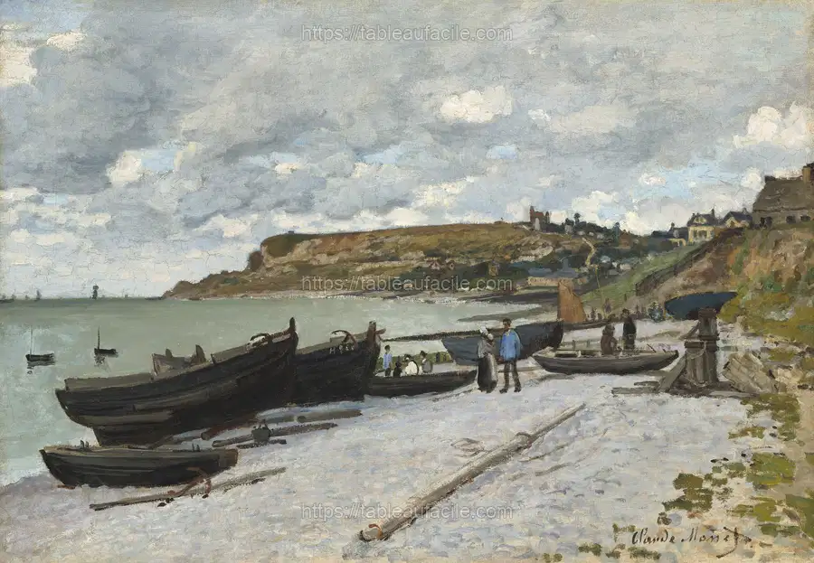 Sainte-Adresse (1867) by Claude Monet apercu
