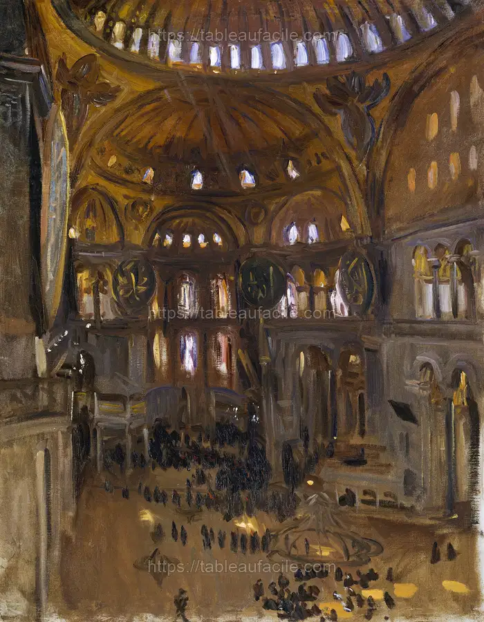 Santa Sofia (1891) by John Singer Sargent apercu