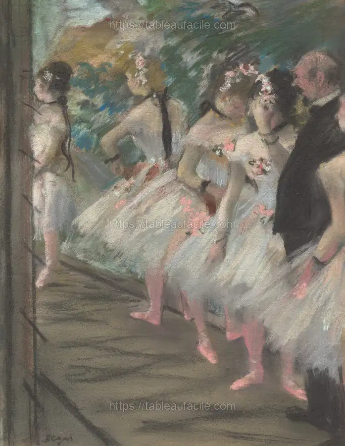 The Ballet (ca. 1880) by Edgar Degas apercu
