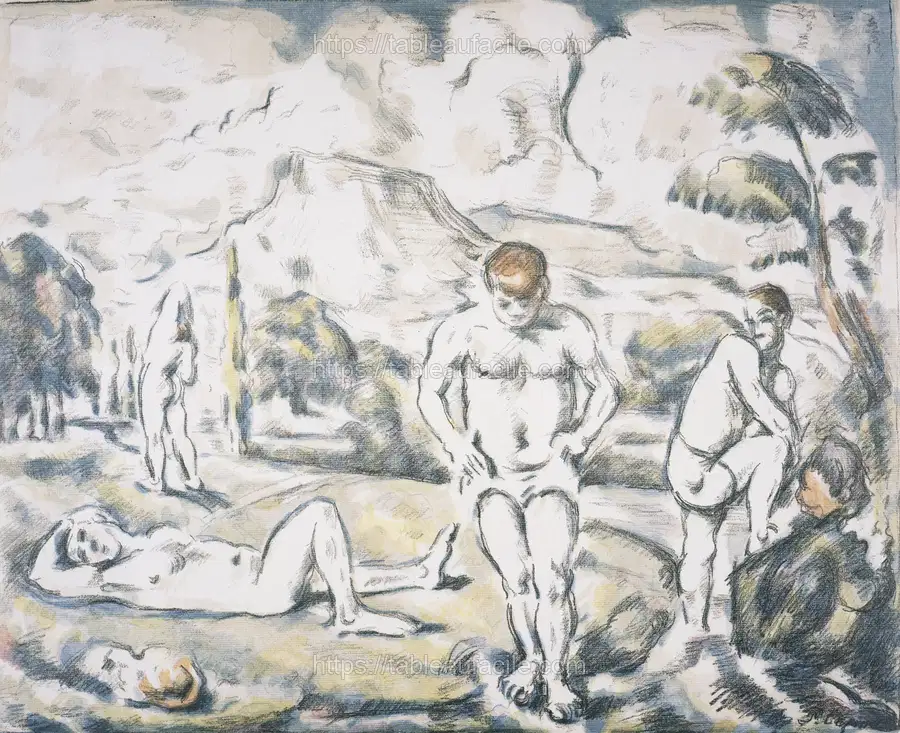The Bathers by Paul Cézanne apercu