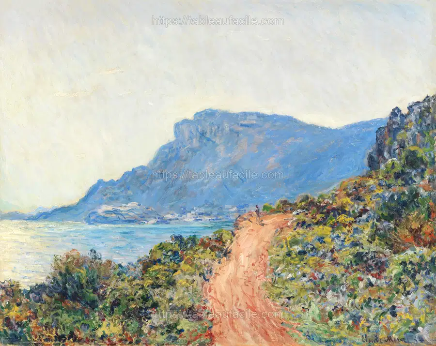 The Corniche near Monaco (1884) by Claude Monet apercu