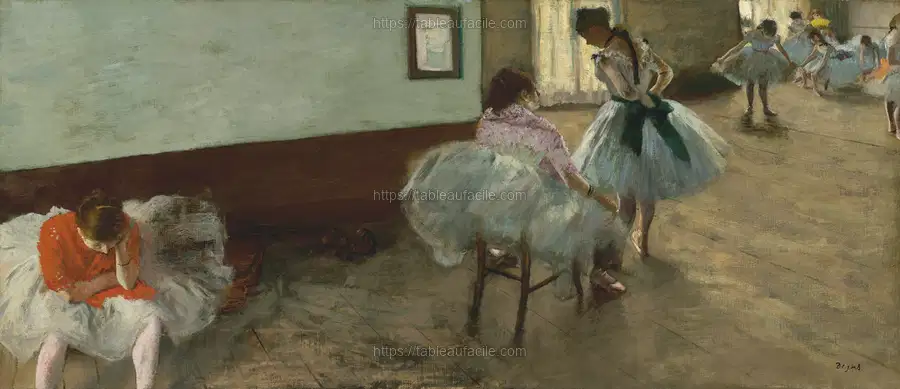 The Dance Lesson (ca. 1879) by Edgar Degas apercu