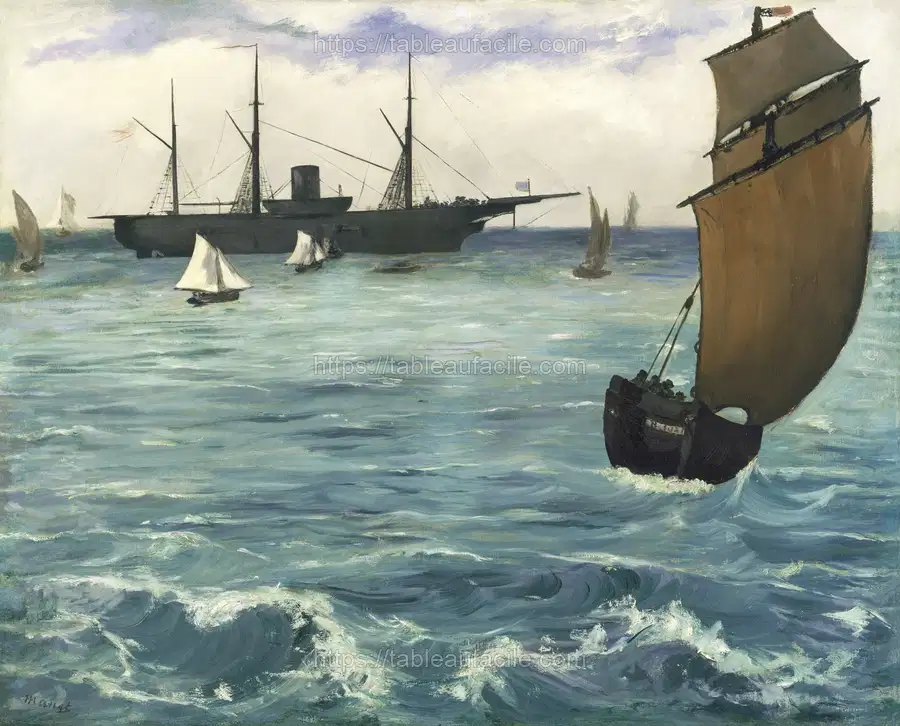 The Kearsarge at Boulogne (1864) Édouard Manet apercu