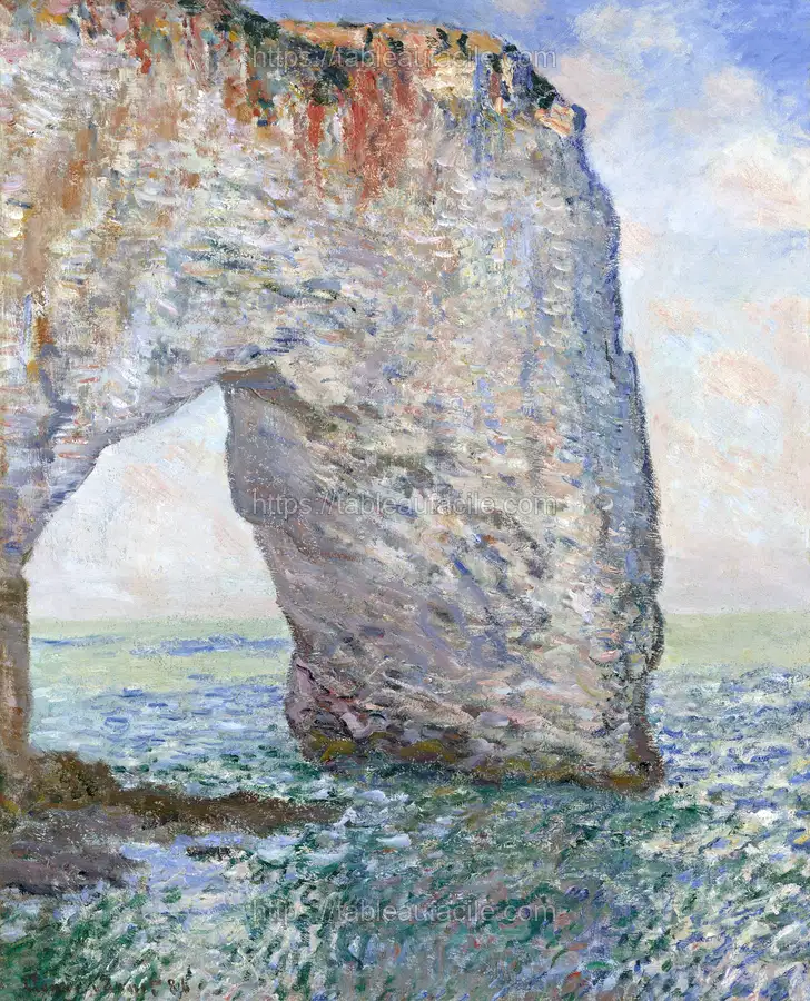 The Manneporte near Étretat (1886) by Claude Monet apercu
