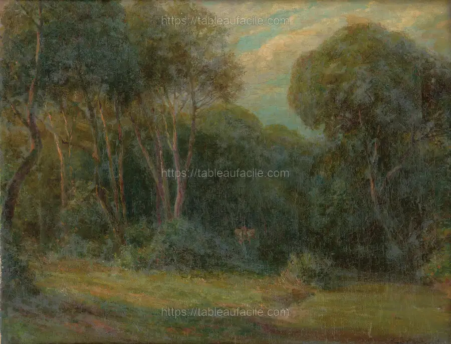 The edge of the forest by Lajos Csordák apercu