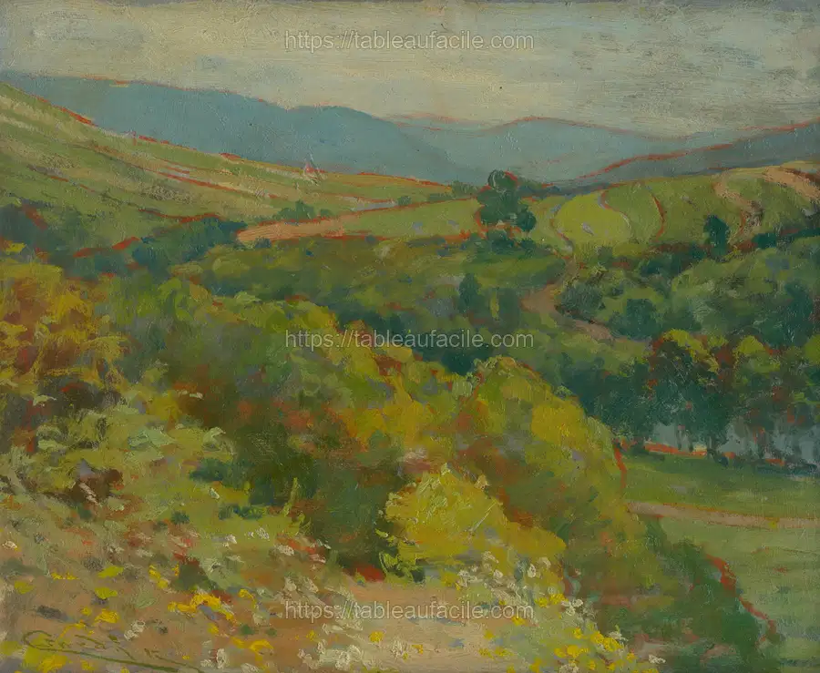 The hornád valley by řahanovce by Lajos Csordák apercu