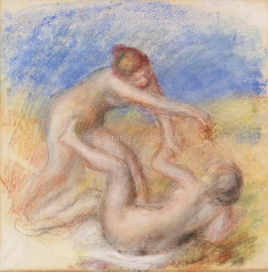 Two Nudes by Pierre Auguste Renoir apercu