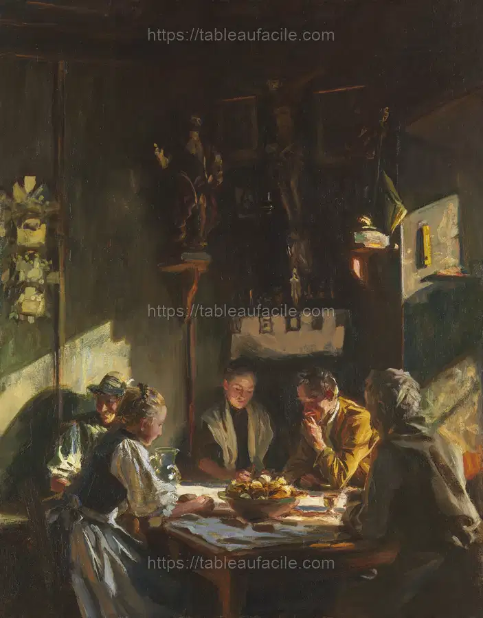 Tyrolese Interior (1915) by John Singer Sargent apercu
