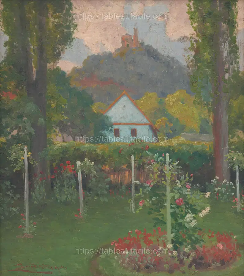 Under slanecký castle by Lajos Csordák apercu