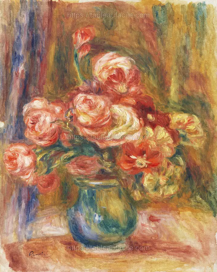 Vase of Roses (c. 1890–1900) by Pierre-Auguste Renoir apercu