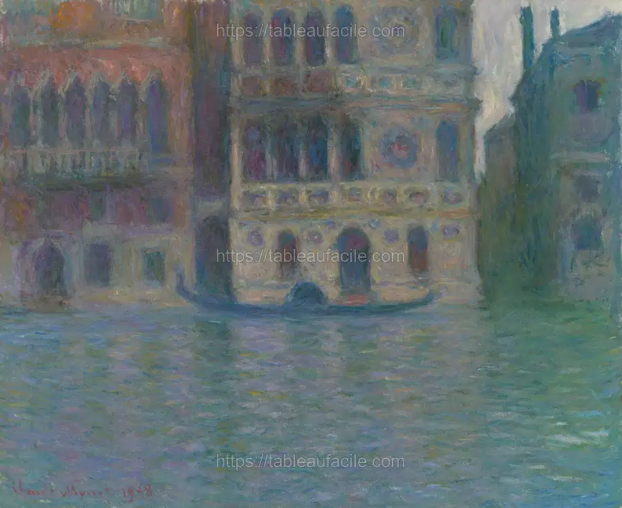 Venice, Palazzo Dario by Claude Monet apercu