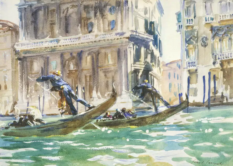 View of Venice (1906) by John Singer Sargent apercu