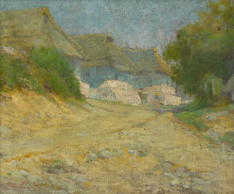 Village by Lajos Csordák apercu