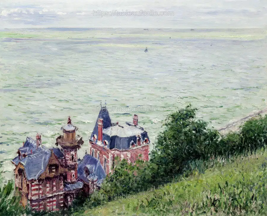 Villas at Trouville (1884) Gustave Caillebotte apercu