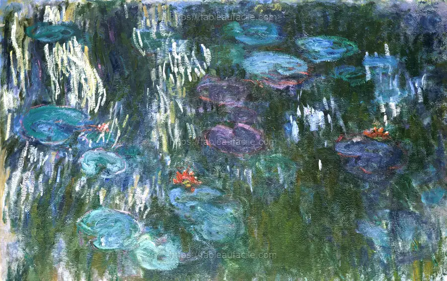 Water Lilies (1916–1919) by Claude Monet apercu