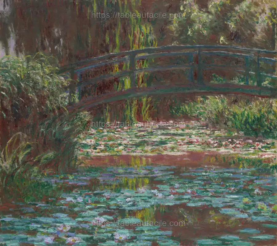 Water Lily Pond by Claude Monet apercu