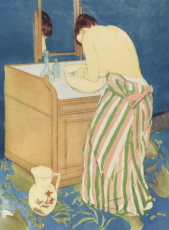 Woman Bathing (1890–1891) by Mary Cassatt apercu