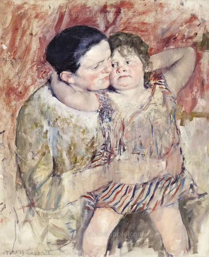 Woman and Child by Mary Cassatt apercu