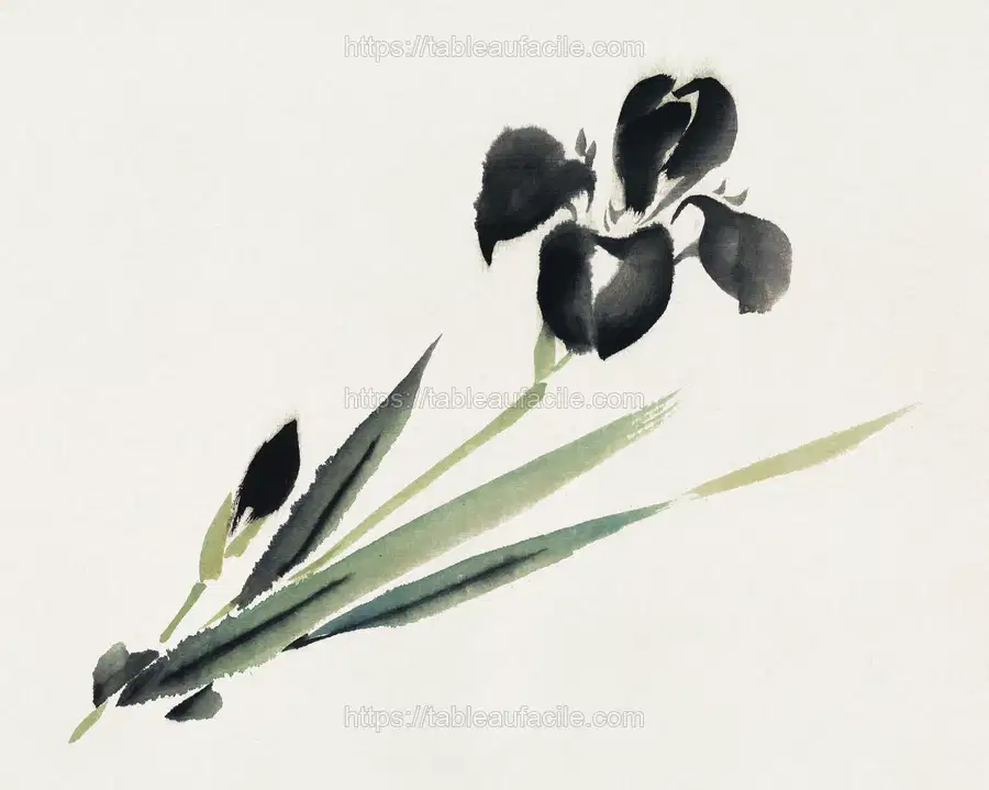 Aesthetic iris, Ukiyo-e style apercu