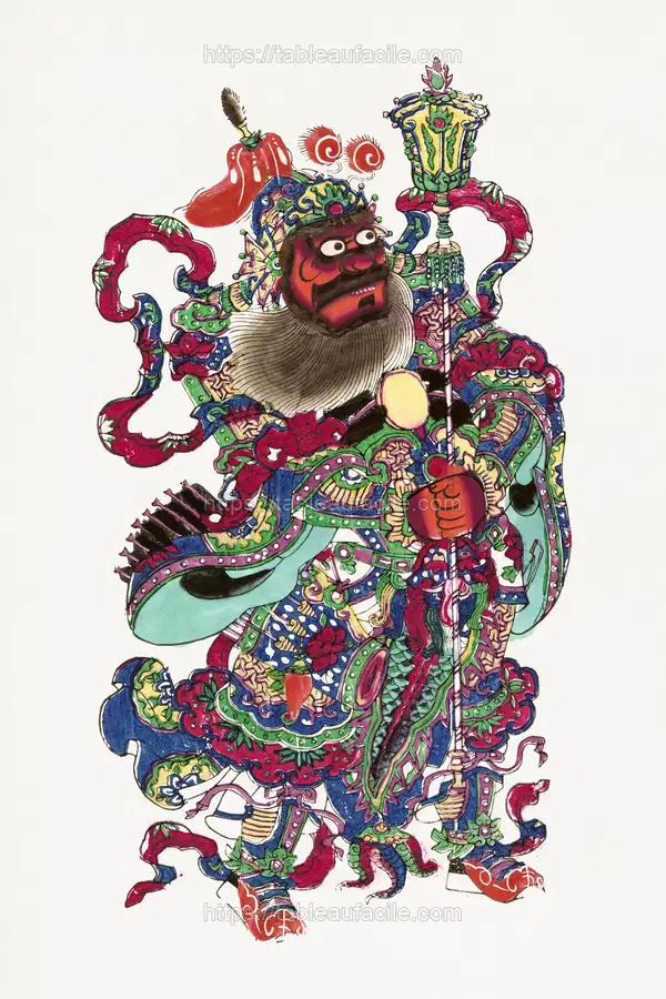 Bushō no zu (1840-1940) Sacred Warrior apercu