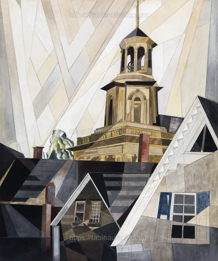 After Sir Christopher Wren (1920) painting in high resolution by Charles Demuth apercu