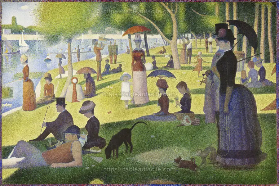 Georges Seurat_s A Sunday on La Grande Jatte (1884) apercu