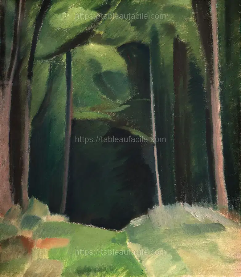 Inside the Wood (1917) oil painting art by Harald Giersing apercu