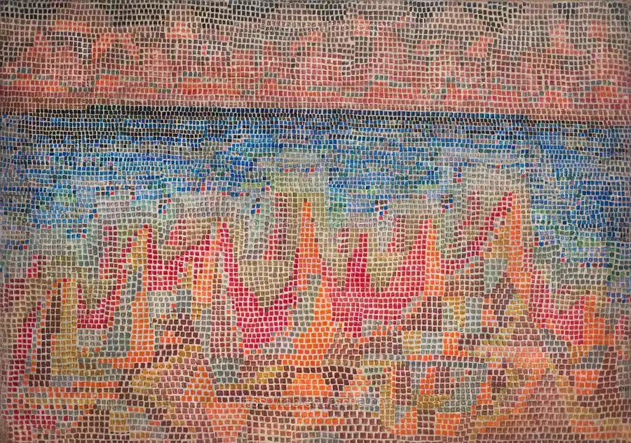 Klee Klippen am Meer apercu