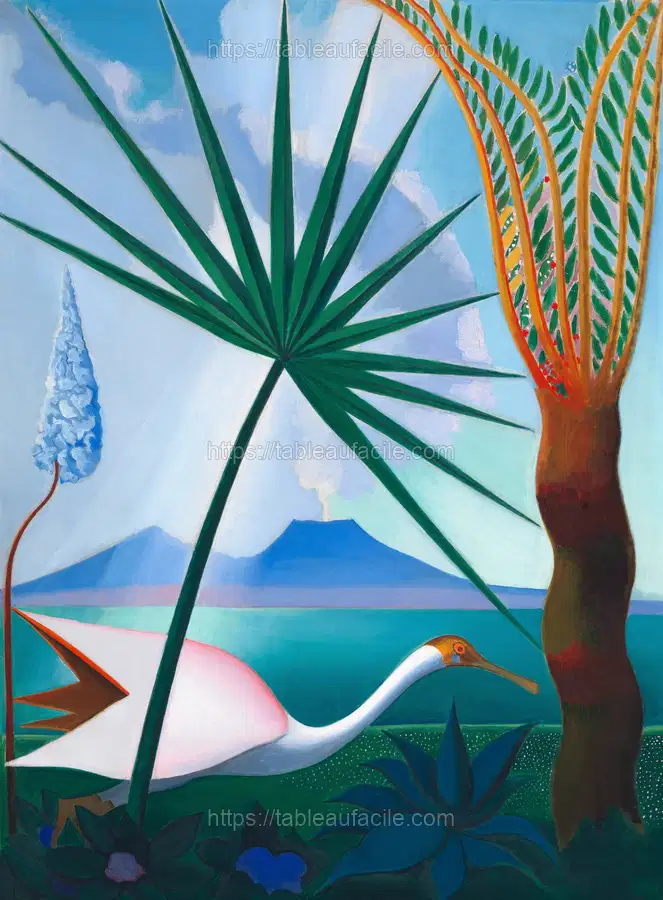 Neapolitan Song (1929) oil painting by Joseph Stella apercu